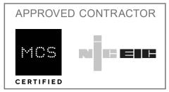 Approved Contractor MCS NICEIC Logo